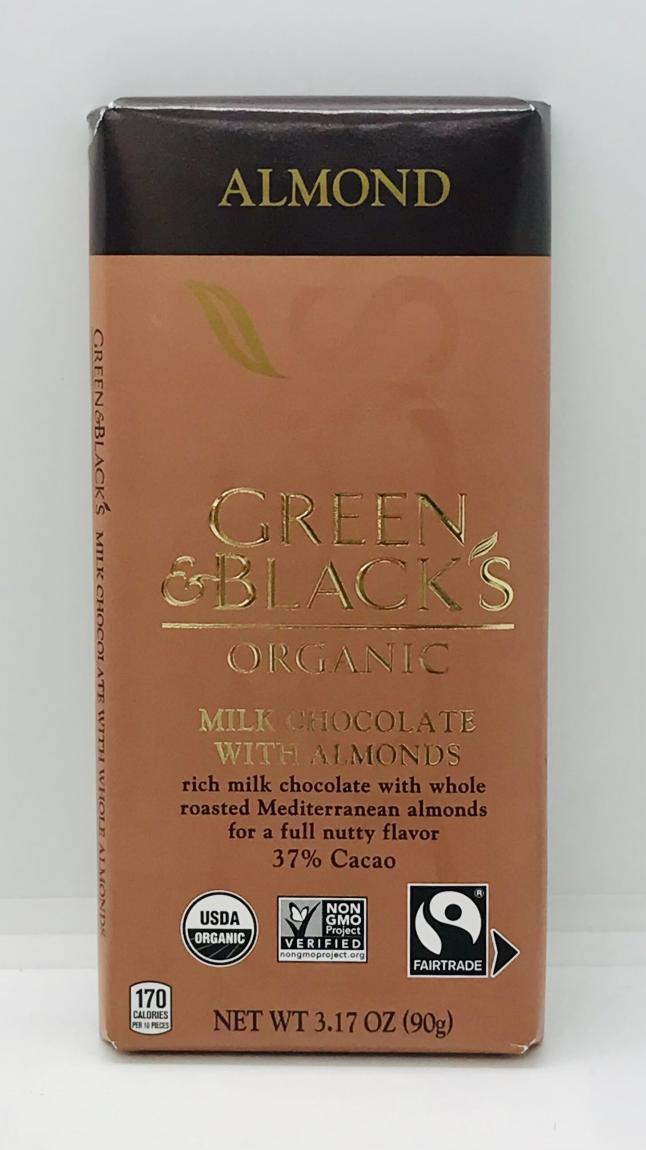 Almond Green & Black's Organic 90g.