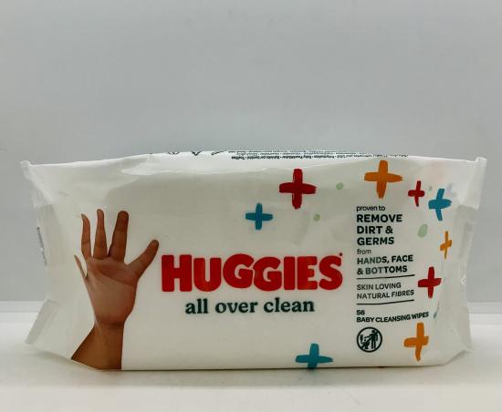 Huggies All Over Clean Baby Cleansing Wipes 56pcs