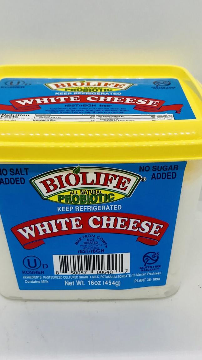 Biolife Farmer Cheese White cheese