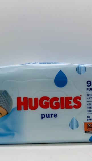 Huggies Pure Wipes 56 Baby Cleansing Wipes