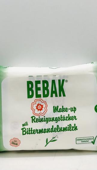 Bebak Make-Up Remover Wipes 20sheets