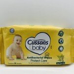 Cussons Baby Antibacterial Wipes Protect Care 50sheets