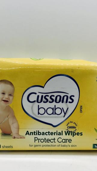 Cussons Baby Antibacterial Wipes Protect Care 50sheets