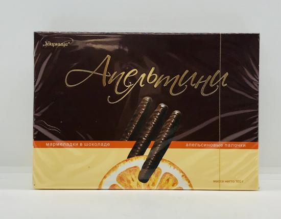 Fruit Jelly Chocolate Orange Sticks Apetlini 160g.