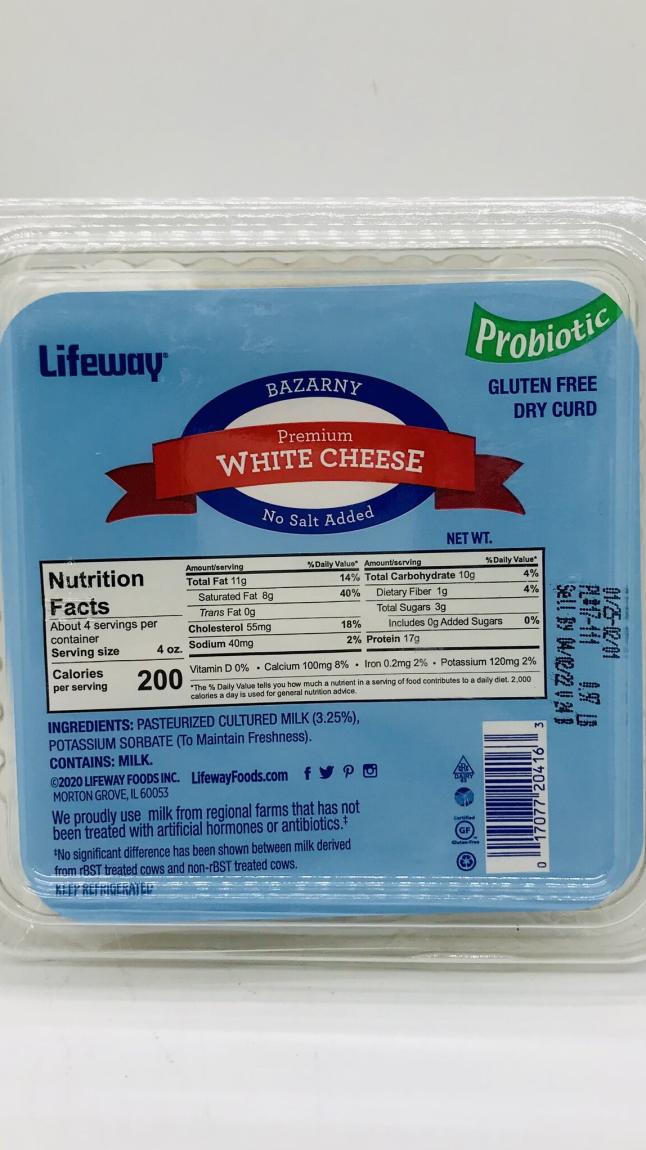 Lifeway white cheese Bazarny