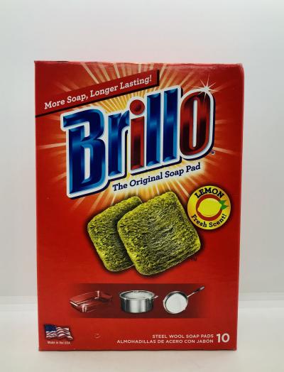 Brillo Original Soap Pad Lemon Fresh Scent 10pads