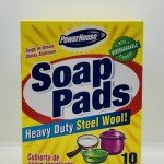 Power House Soap Pads Heavy Duty Steel Wool 10pads