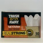 Trash Away Tall Kitchen Real Strong 50 Bags