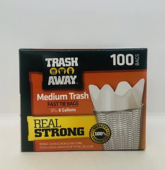 Trash Away Medium Trash Real Strong 100 bags