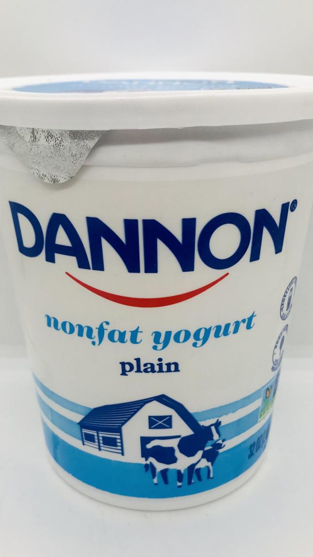 Dannon Nonfat Yogurt plain 2Lb