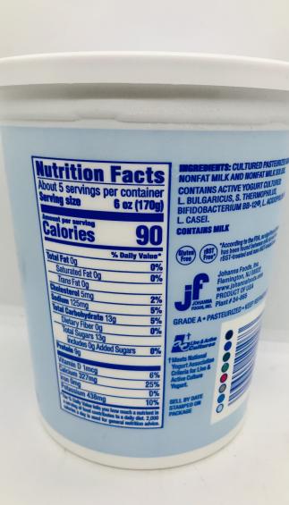 La Yogurt Lite/Sensible Plain 0%