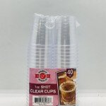 Party World Shot Clear Cups 40ct