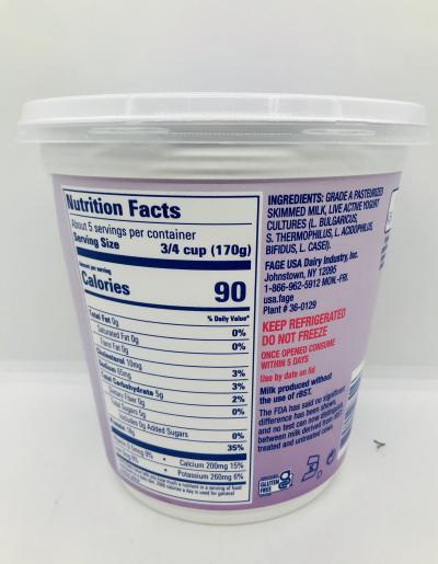 Fage Yogurt 0% 907g.