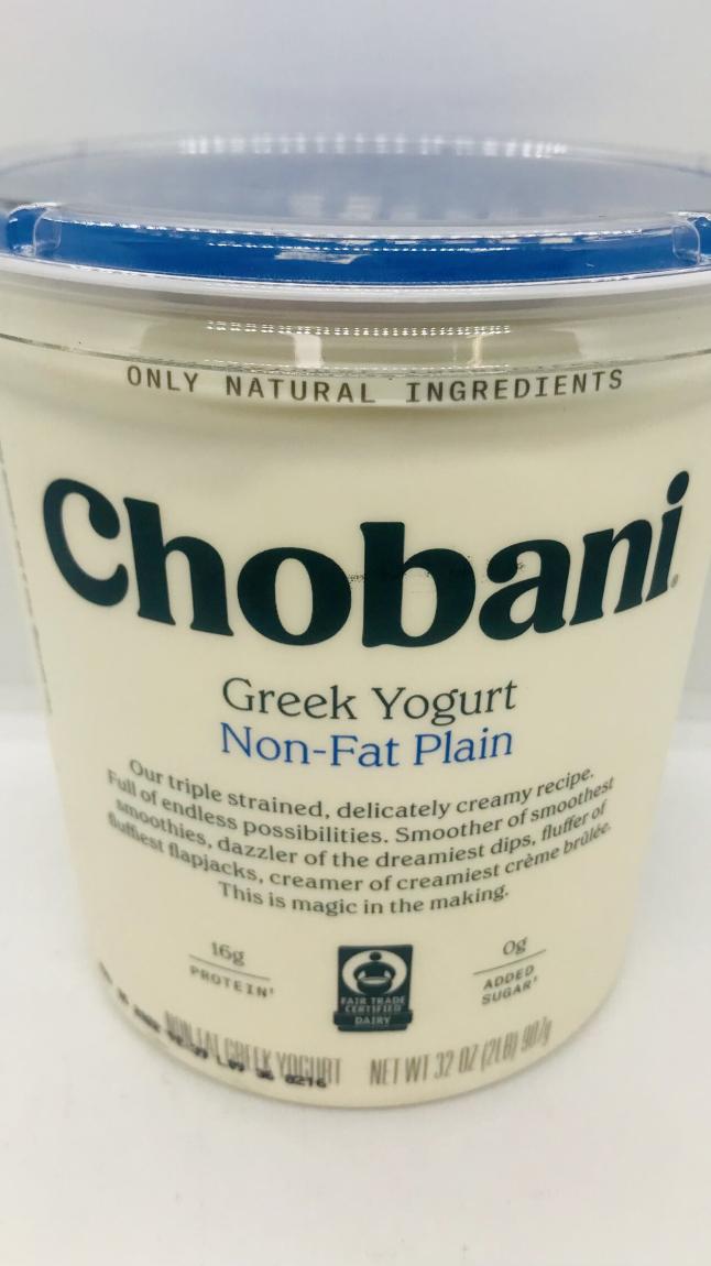 Chobani Greek Yogurt Non-fat plain 2Lb