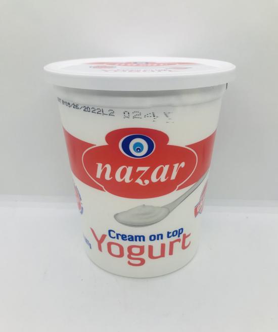 Nazar Yogurt Cream on top