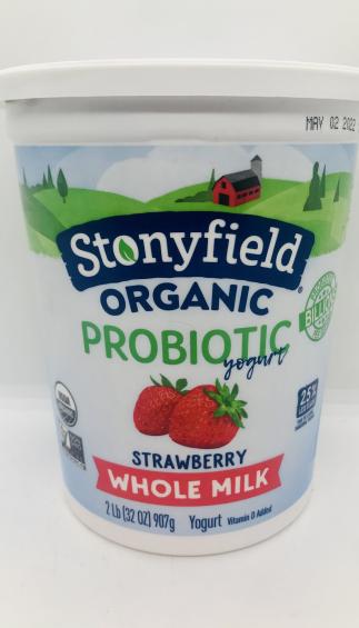 Stonyfield organic Yogurt Strawberry 2Lb