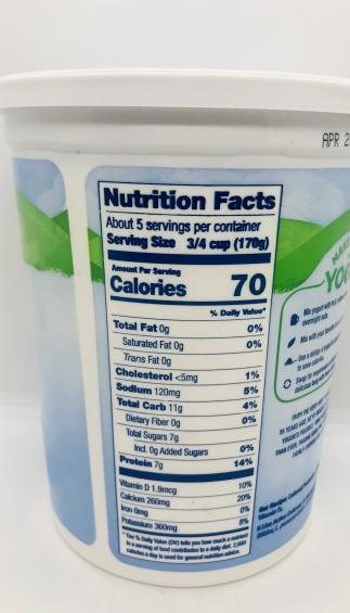 Stonyfield organic Yogurt 0% 2Lb