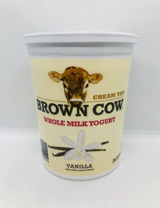 Brown Cow Yogurt Whole milk Vanilla 2Lb