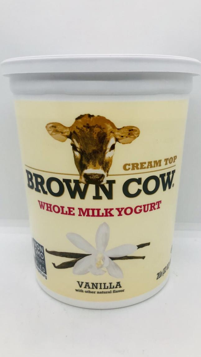 Brown Cow Yogurt Whole milk Vanilla 2Lb