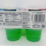 Jell-o lemon-lime Gelatin snacks  (356g.)