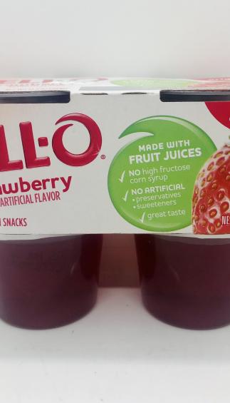 Jell-o Strawberry gelatin snacks Original (384g.)