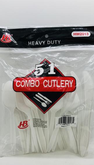 Combo Cutlery 51pcs