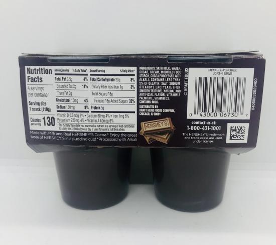 Hershey's chocolate pudding (440g.)