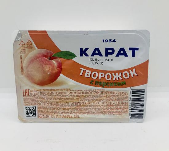 Karat Tvorog Peach 110g.