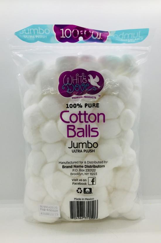 White Dove Cotton Balls Jumbo Ultra Plush