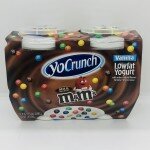 Yo Crunch M&M's Lowfat yogurt Vanilla 16 OZ