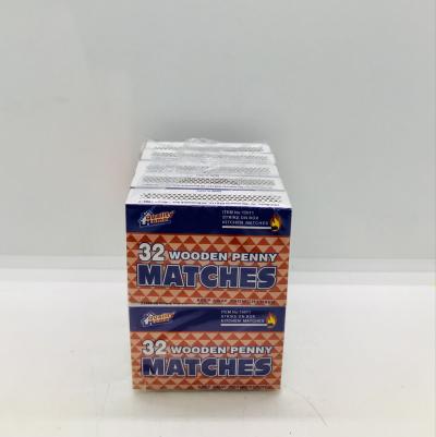 Quality Home 32 Wooden Penny Matches