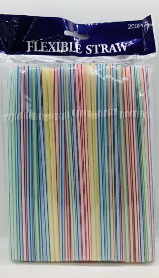 Flexible Straw Tubules 200pcs