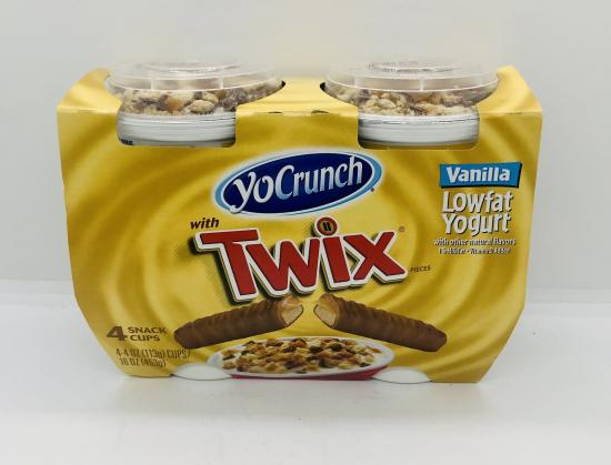 Yo Crunch Twix Vanilla 4 snack cups