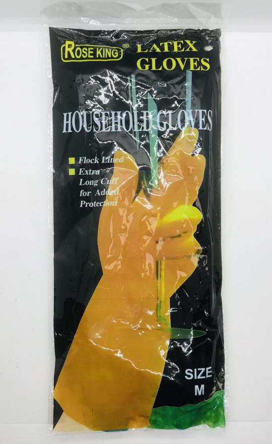 Latex Gloves Household Glove Size M