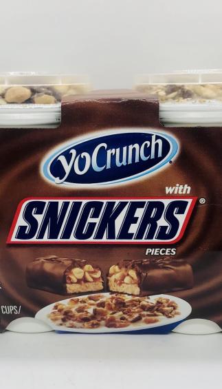 Yo Crunch Snickers Vanilla 4 snack cups