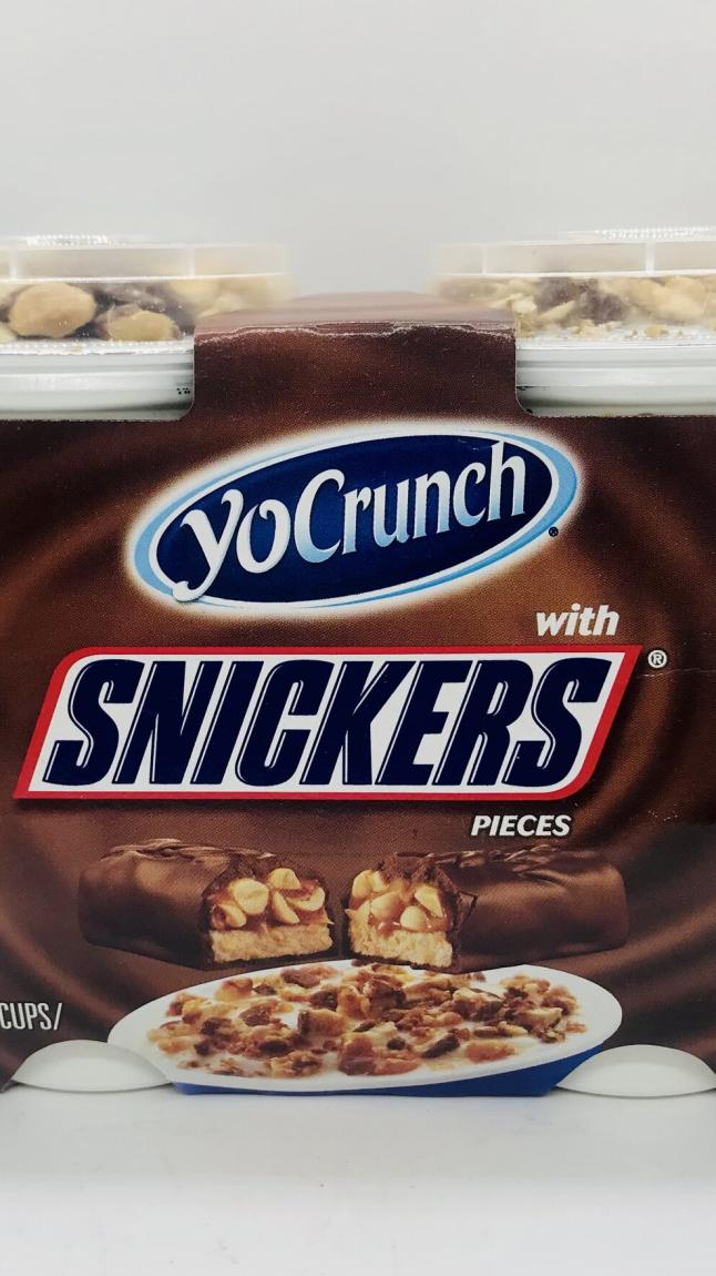 Yo Crunch Snickers Vanilla 4 snack cups