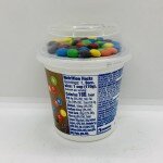 Yo Crunch M&M's Lowfat yogurt Vanilla 6 OZ