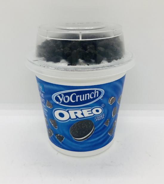 Yo Crunch Oreo Lowfat yogurt Vanilla 6 OZ