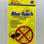 Blue Touch Glue Traps for Mice & Insects 2 Traps