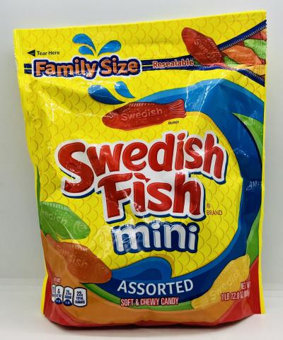 Swedish Fish Mini Soft & Chewy Candy 816g.