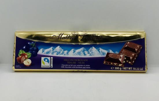 Maitre Truffout Milk Chocolate 300g.