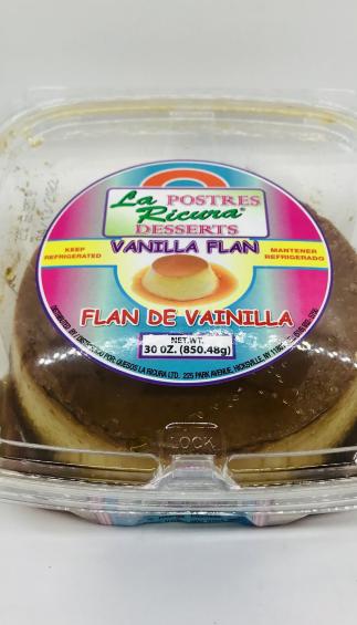 La Ricura Vanilla flan (850.48g.)