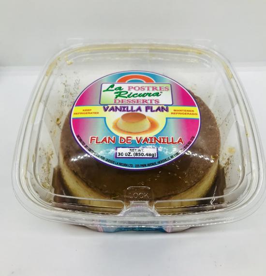 La Ricura Vanilla flan (850.48g.)