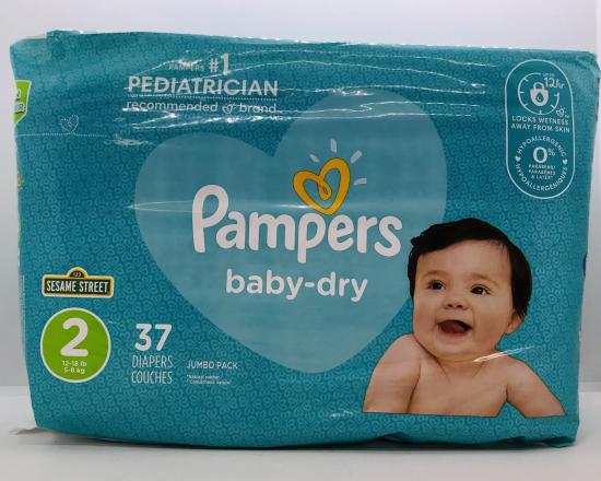 Pampers Baby Dry 2 Jumbo Pack (37pcs)