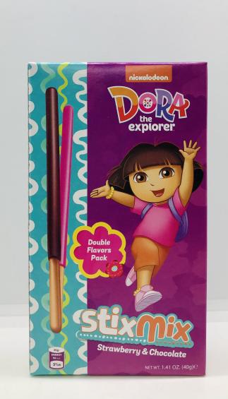 Dora The Explorer Stix Mix Strawberry & Chocolate 40g