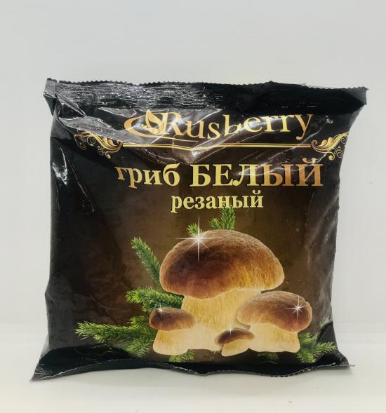 Rusberry White Mushroom Cut Frozen 300g