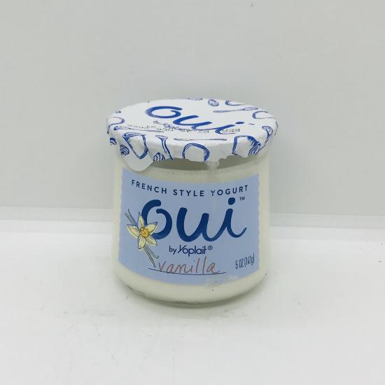 OUI by Yoplait vanilla yogurt 5 OZ