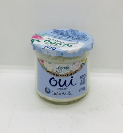 OUI by Yoplait coconut yogurt 5 OZ