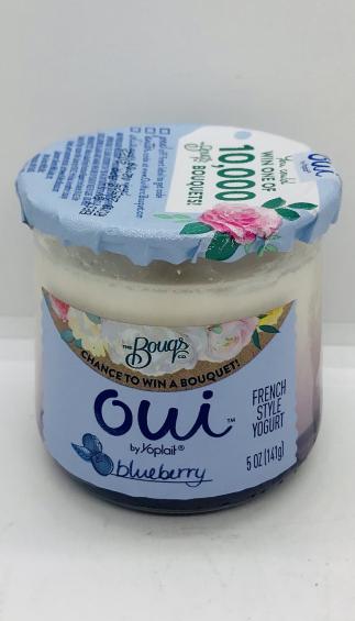 OUI by Yoplait blueberry yogurt 5 OZ