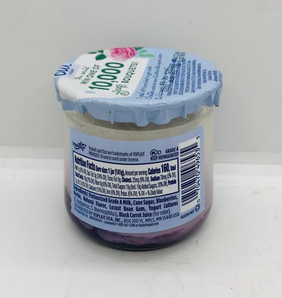 OUI by Yoplait blueberry yogurt 5 OZ